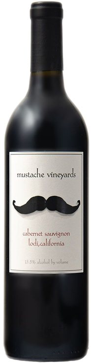 Rótulo Mustache Vineyards Cabernet Sauvignon
