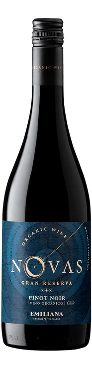 Rótulo Novas Gran Reserva Pinot Noir