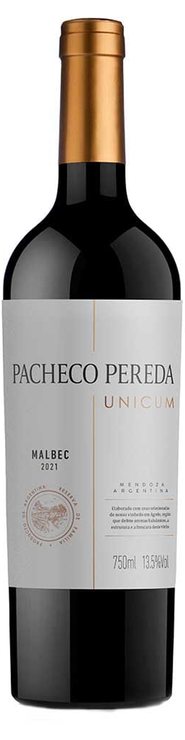 Rótulo Pacheco Pereda Unicum Malbec
