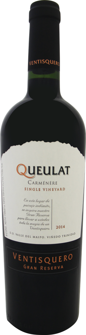 Rótulo Queulat Single Vineyard Gran Reserva Carménère