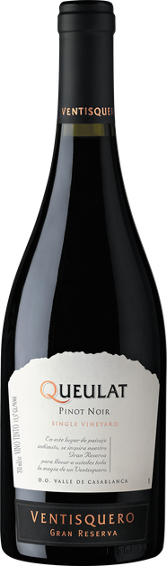 Rótulo Queulat Single Vineyard Gran Reserva Pinot Noir