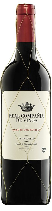 Rótulo Real Compañía de Vinos Aged in Oak Barrels Tempranillo