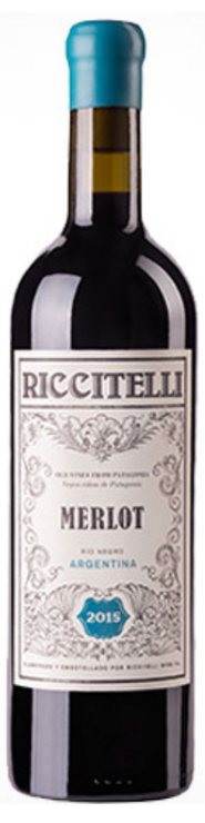 Rótulo Riccitelli Old Vines From Patagonia Merlot