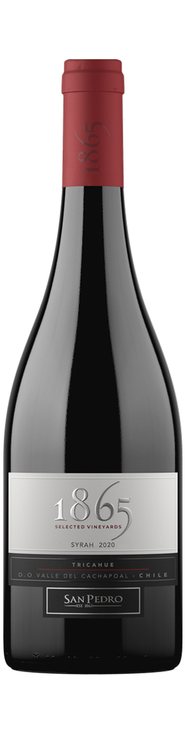 Rótulo San Pedro 1865 Selected Vineyards Syrah