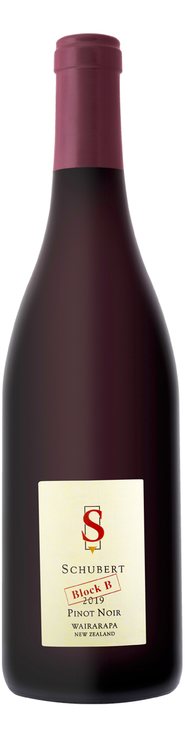 Rótulo Schubert Block B Pinot Noir