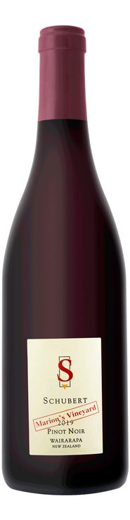 Rótulo Schubert Marion's Vineyard Pinot Noir