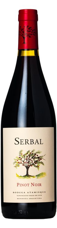 Rótulo Serbal Pinot Noir