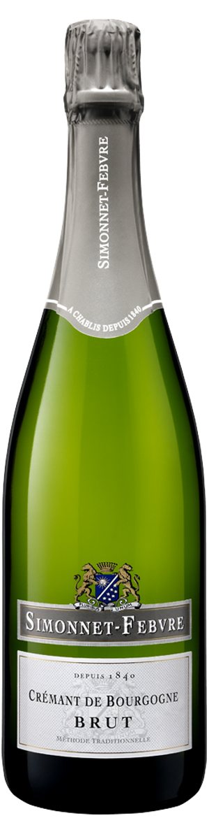 Rótulo Simmonet-Febvre Crémant de Bourgogne Brut