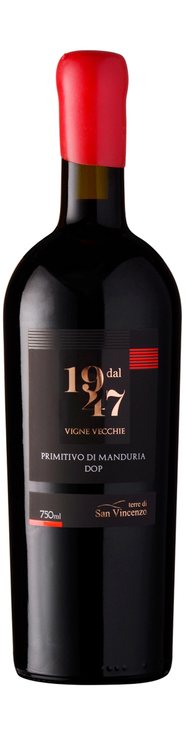 Rótulo Terre de San Vincenzo Dal 1947 Primitivo di Manduria