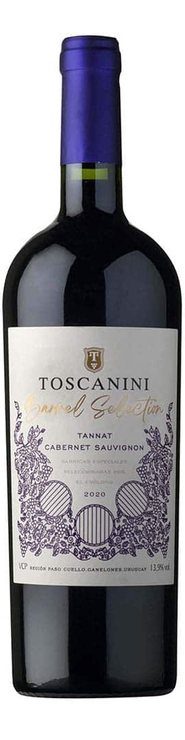 Rótulo Toscanini Barrel Selection Tannat Cabernet Sauvignon