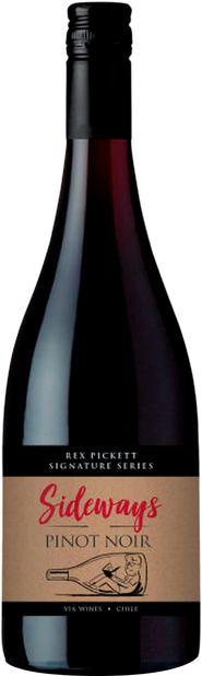 Rótulo Via Wines Rex Pickett Signature Series Sideways Pinot Noir