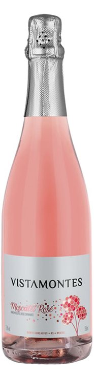 Rótulo Vistamontes Moscatel Rosé Espumante