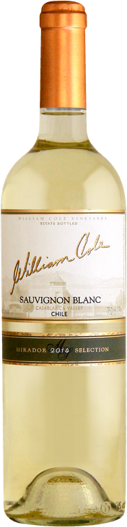 Rótulo William Cole Mirador Selection Sauvignon Blanc